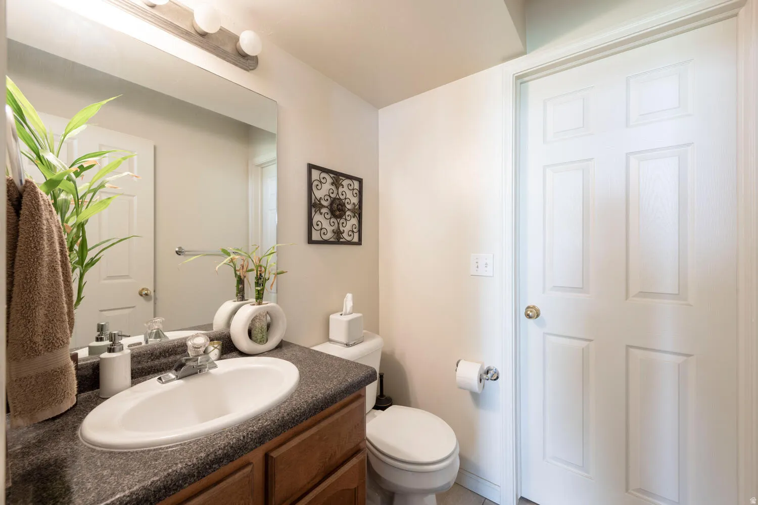 Half bathroom on main floor