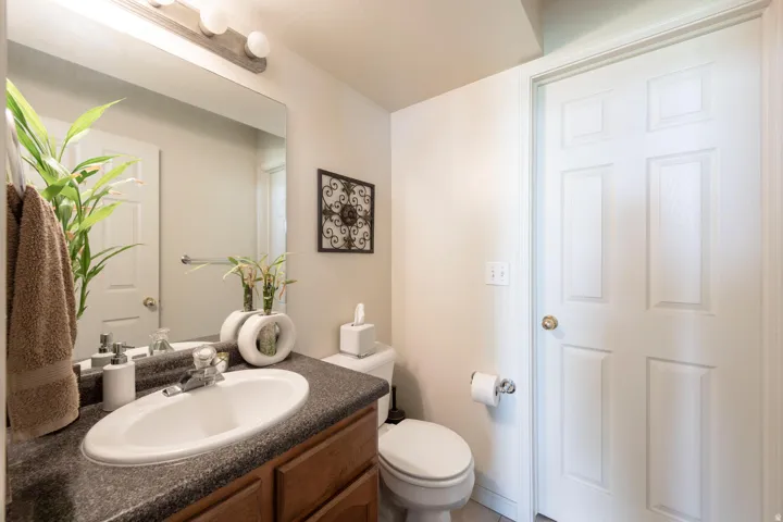 Half bathroom on main floor
