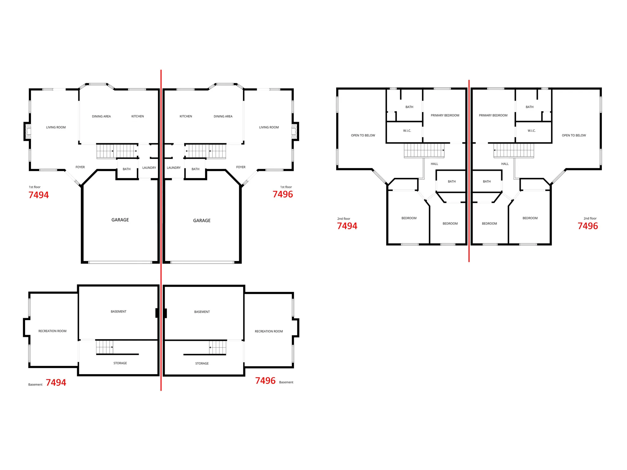 View of floor plan / room layout