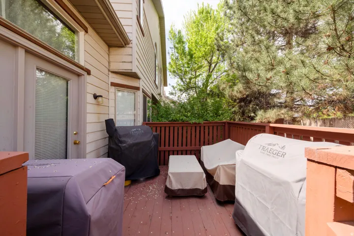 Deck off of living room