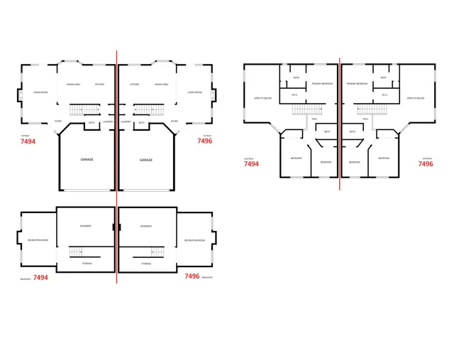 View of floor plan / room layout