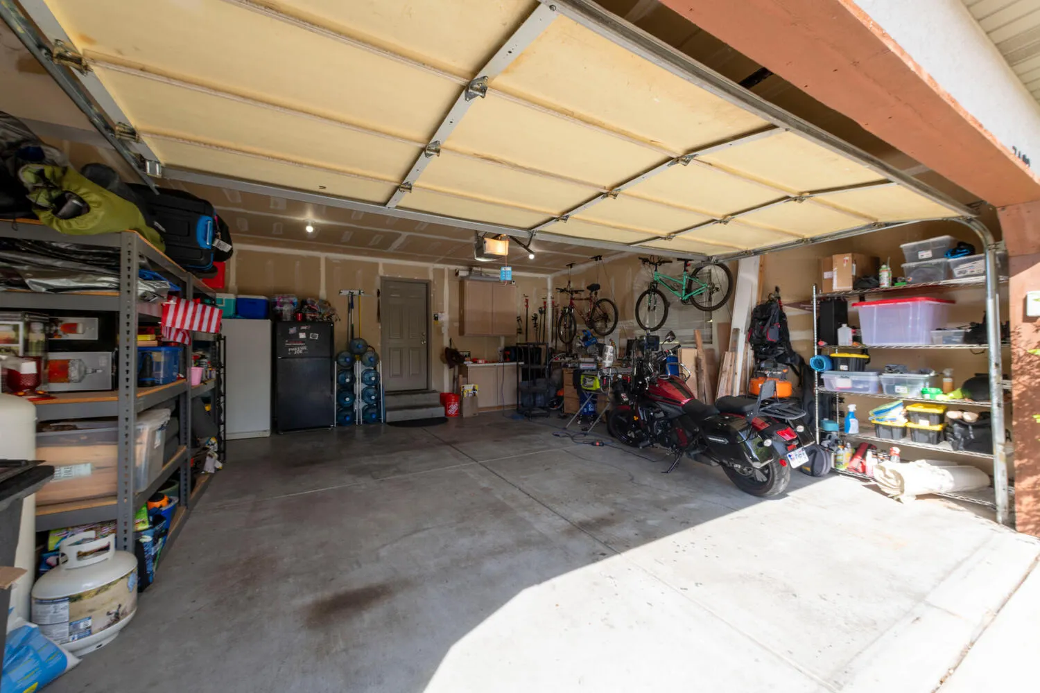 Two car garage