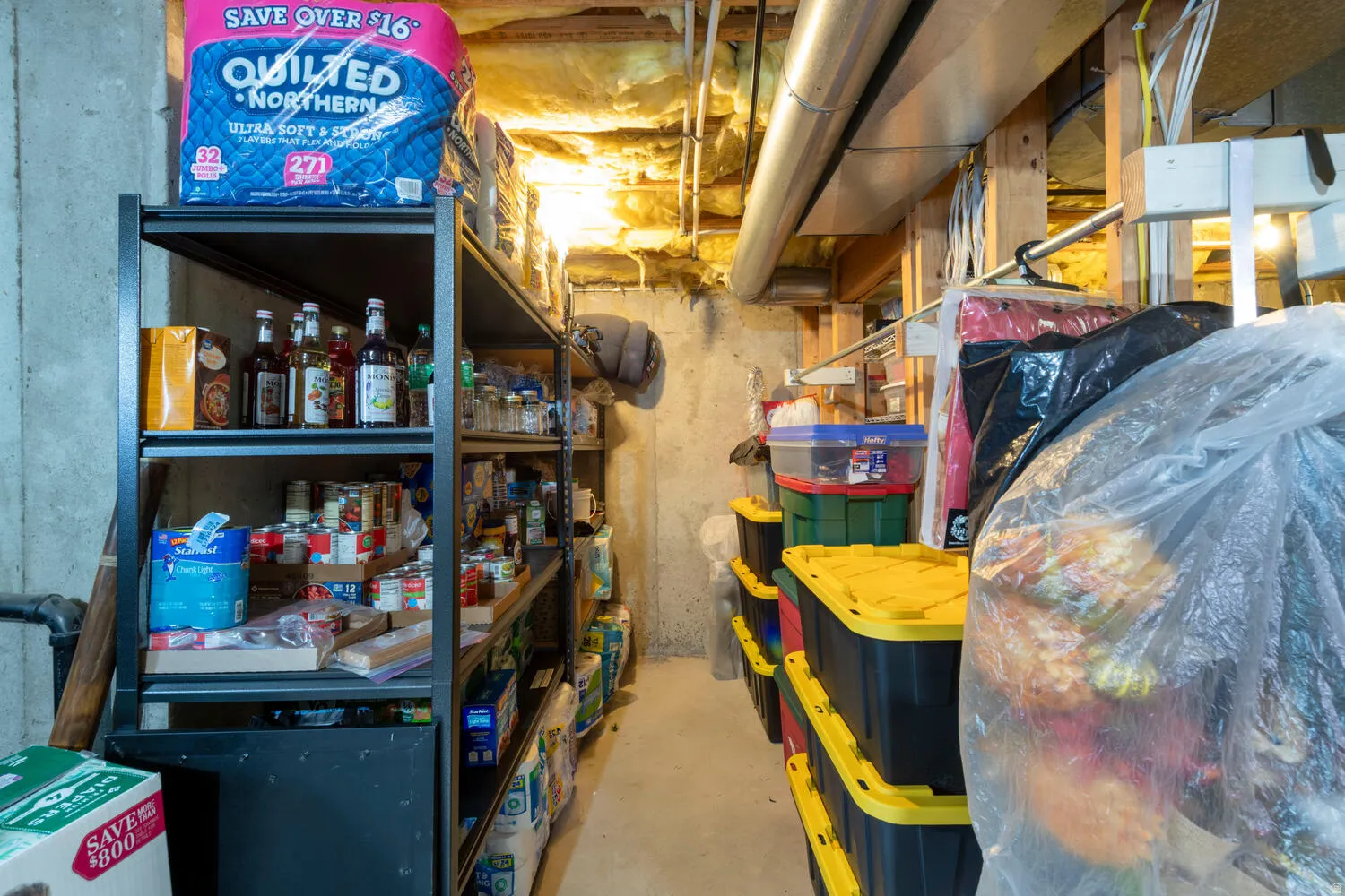 View of storage room