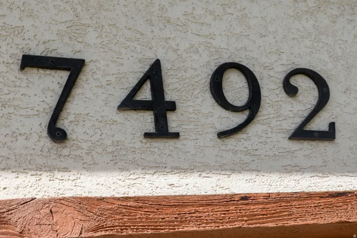 Exterior view of stucco siding