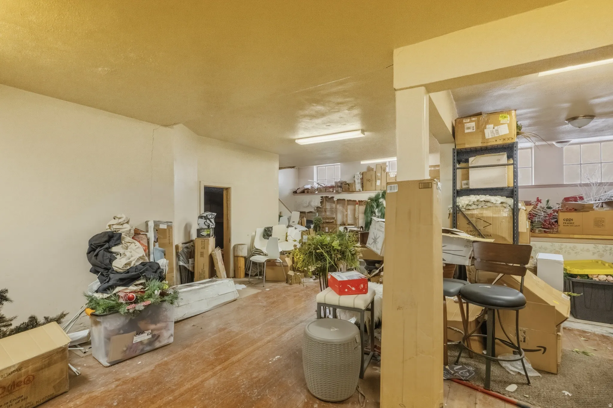 View of storage room