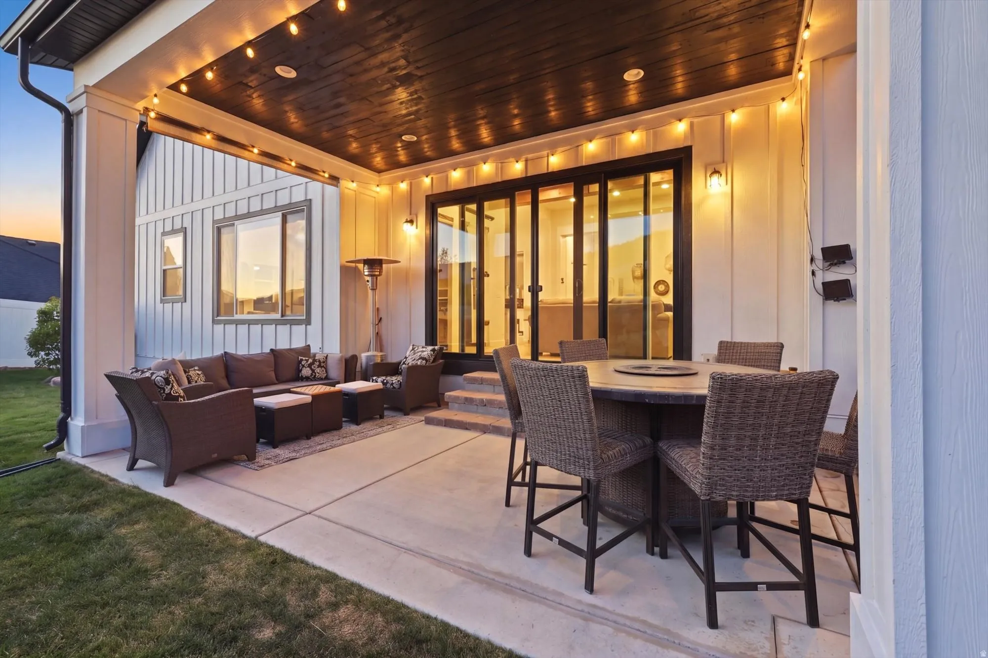 View of back patio