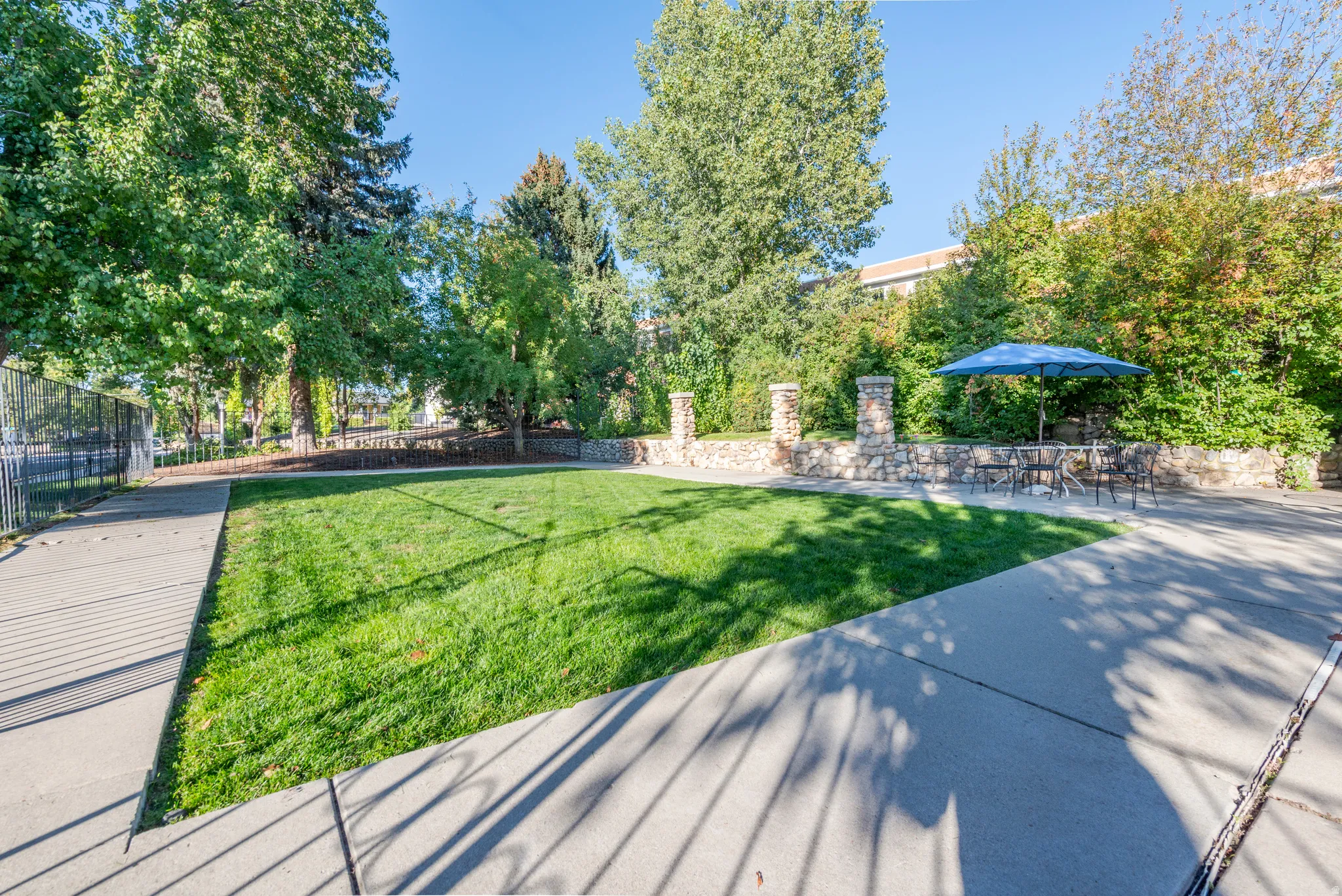 View of yard featuring a patio