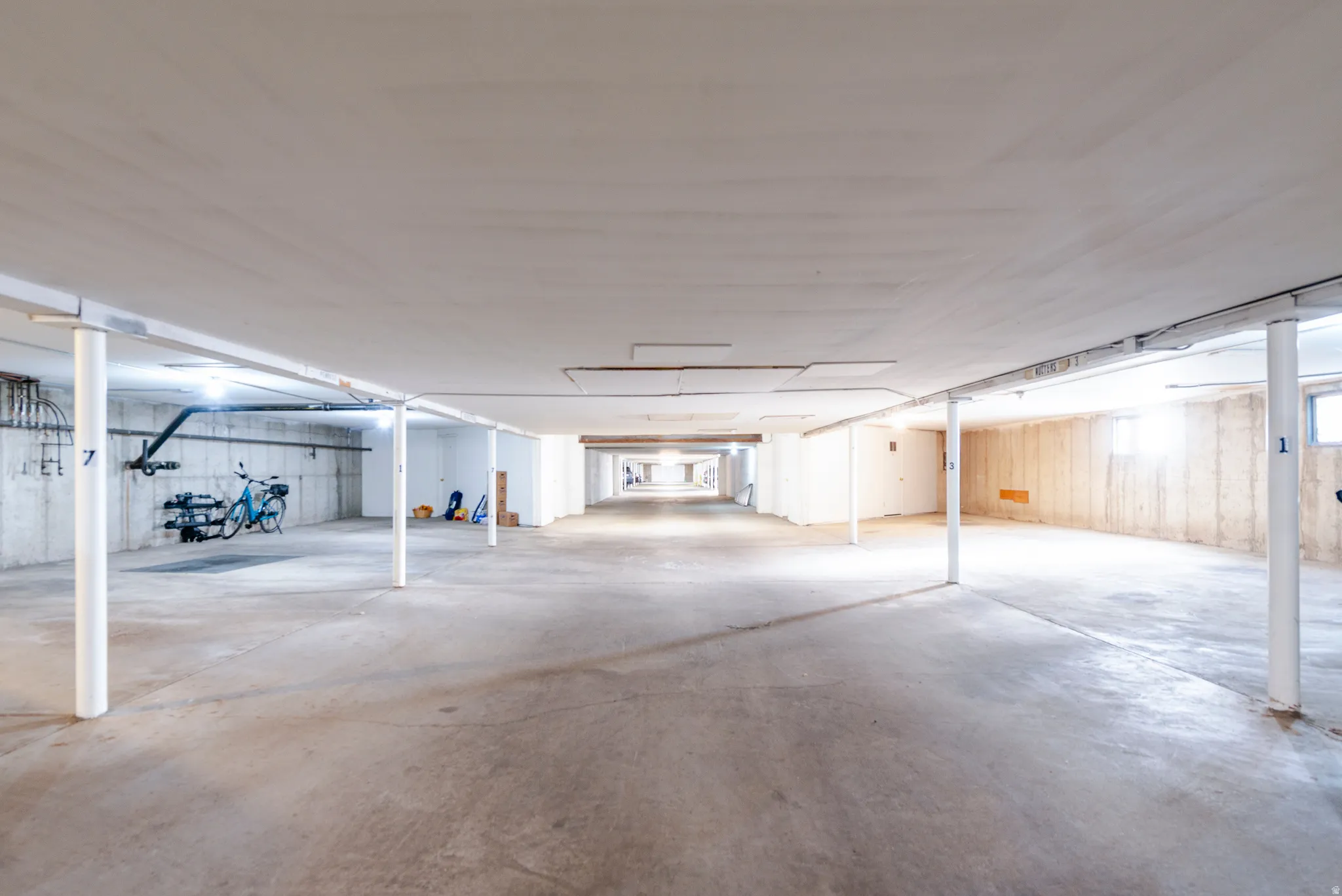 View of parking garage