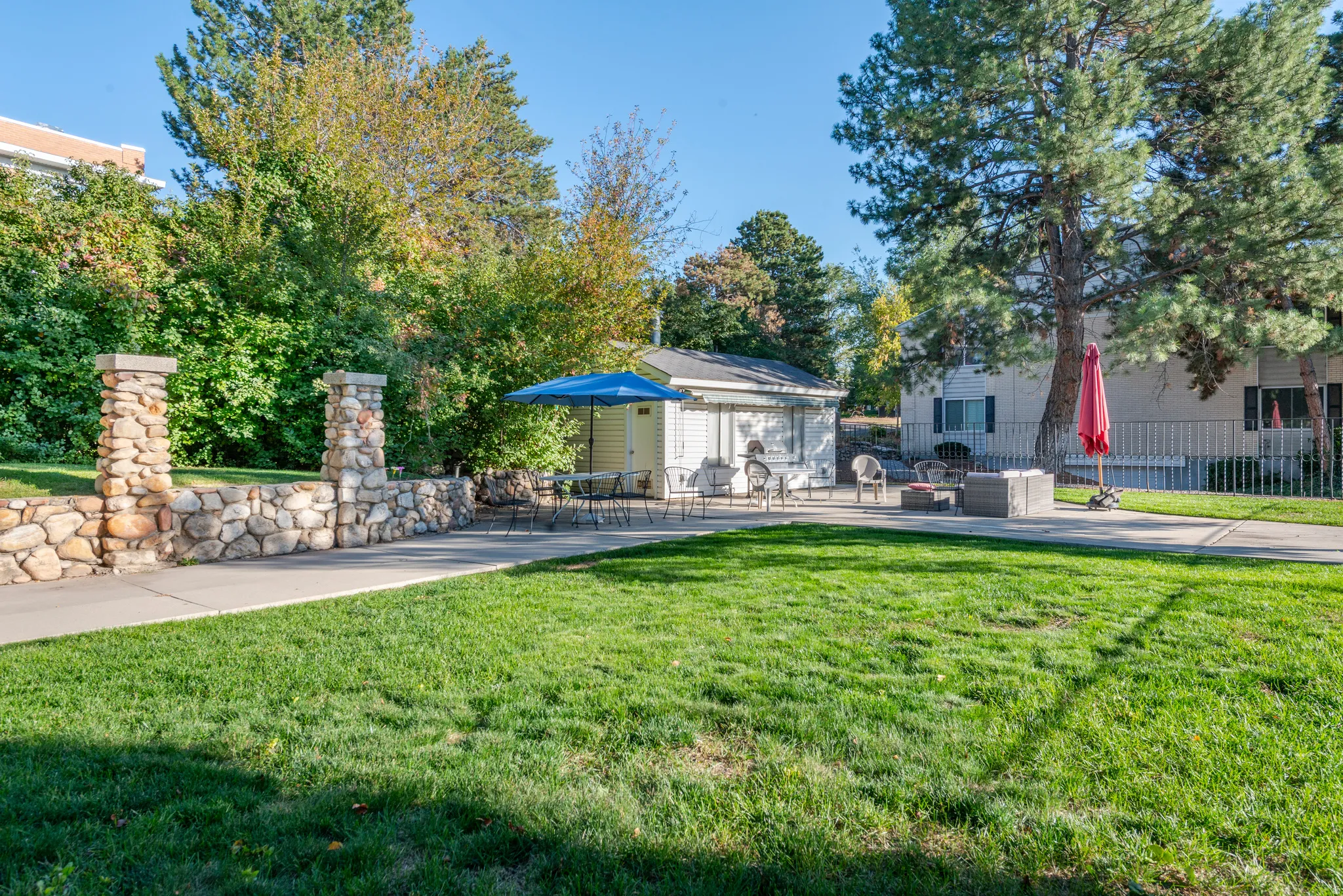 View of yard with a patio area