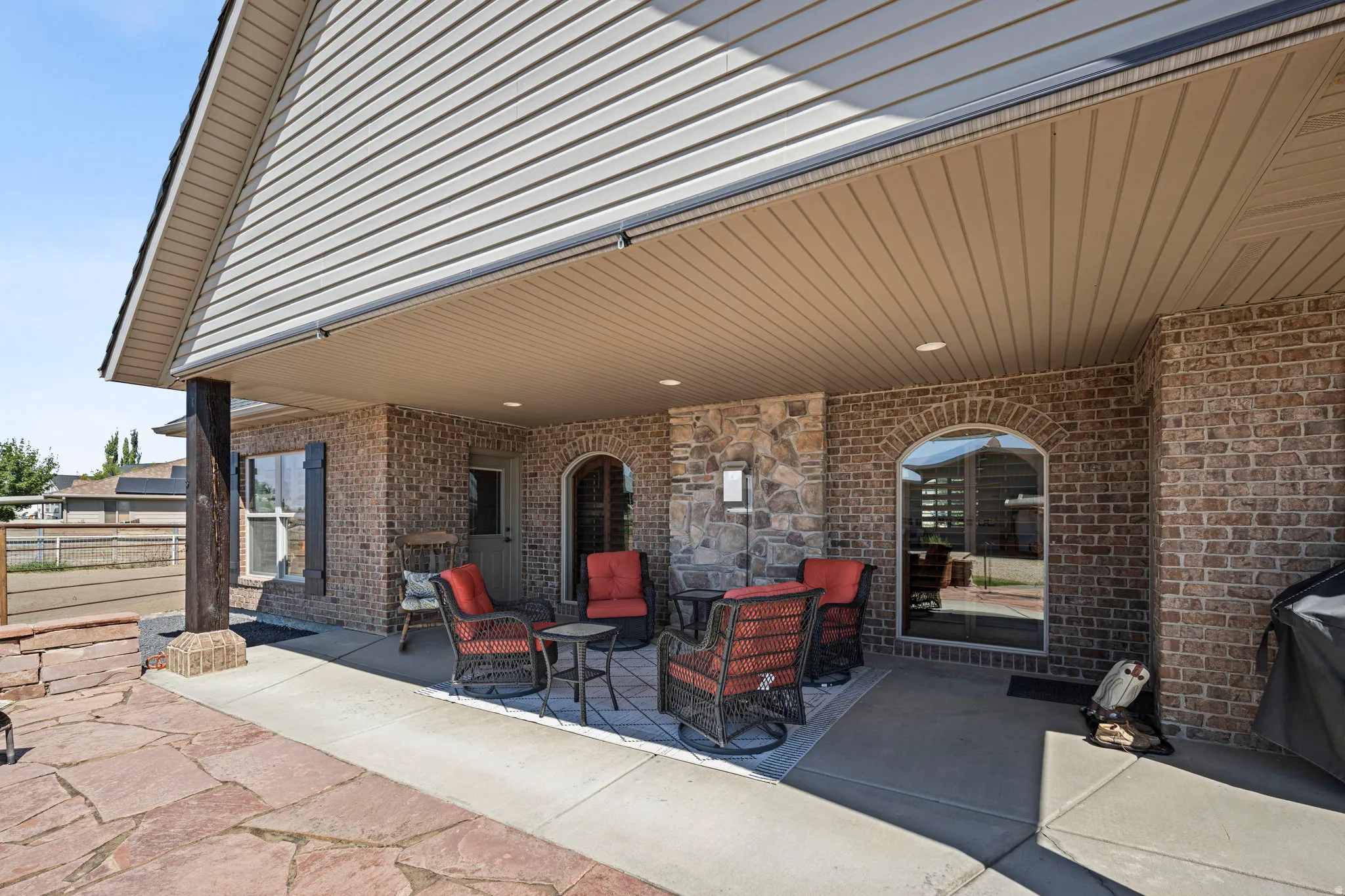 View of patio