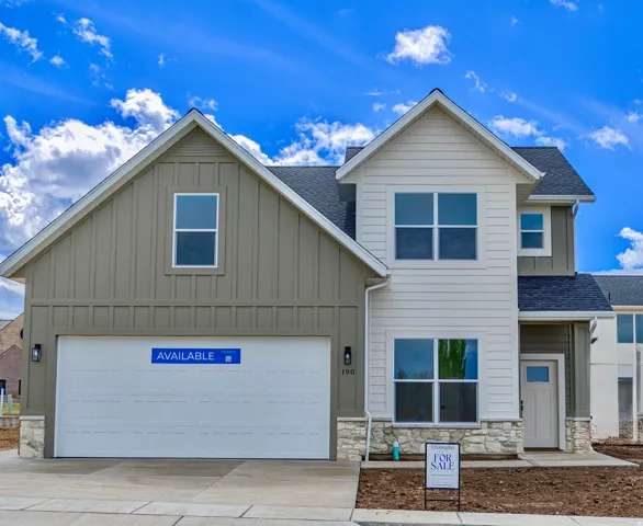 Contemporary two-story residence featuring a combination of horizontal siding and board-and-batten accents