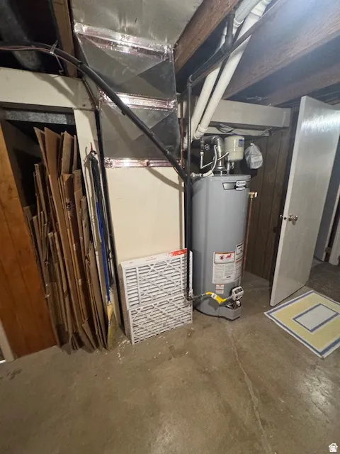 Utilities with water heater and heating unit