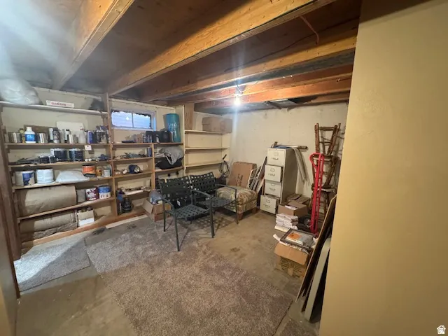 View of storage area