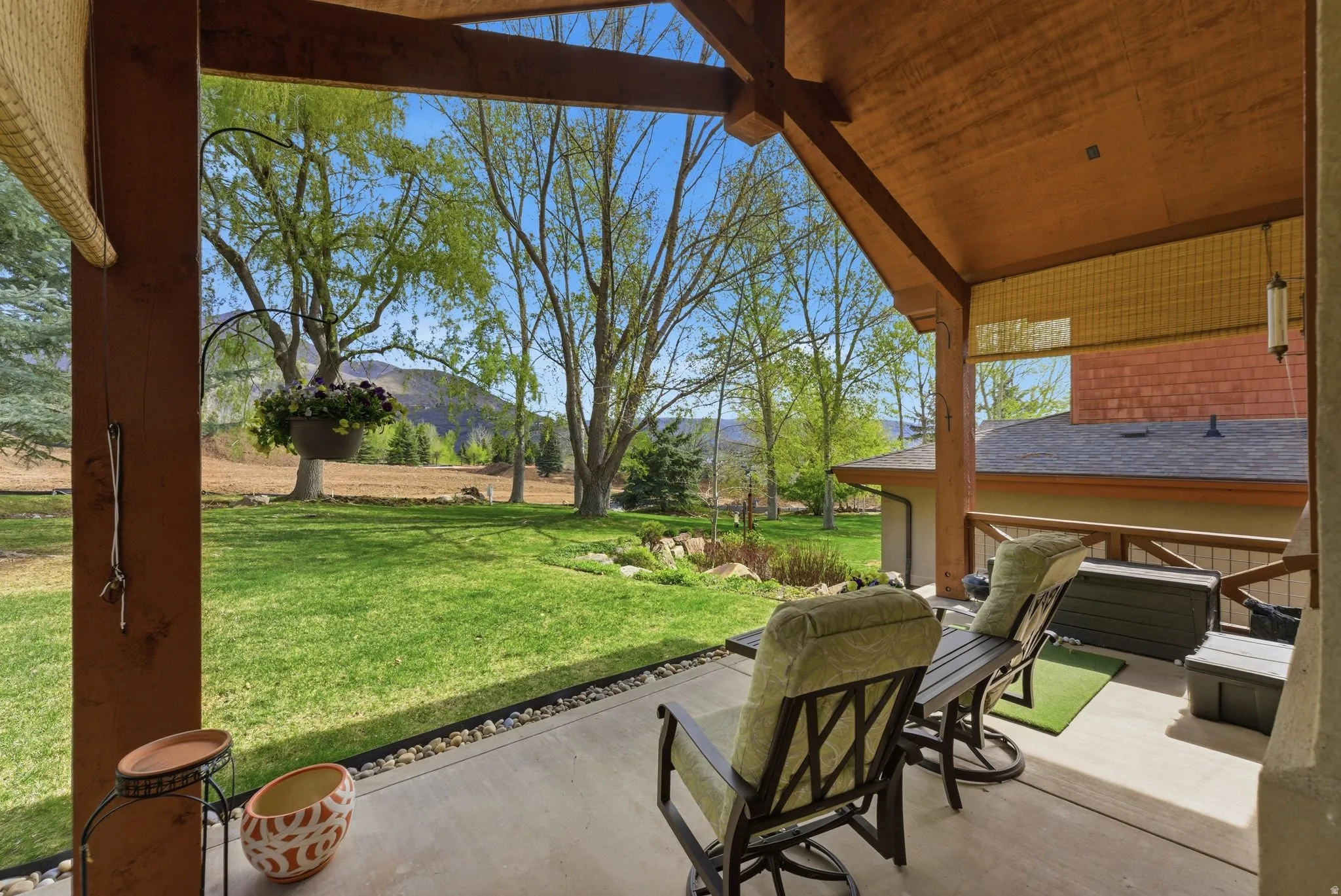 View of patio