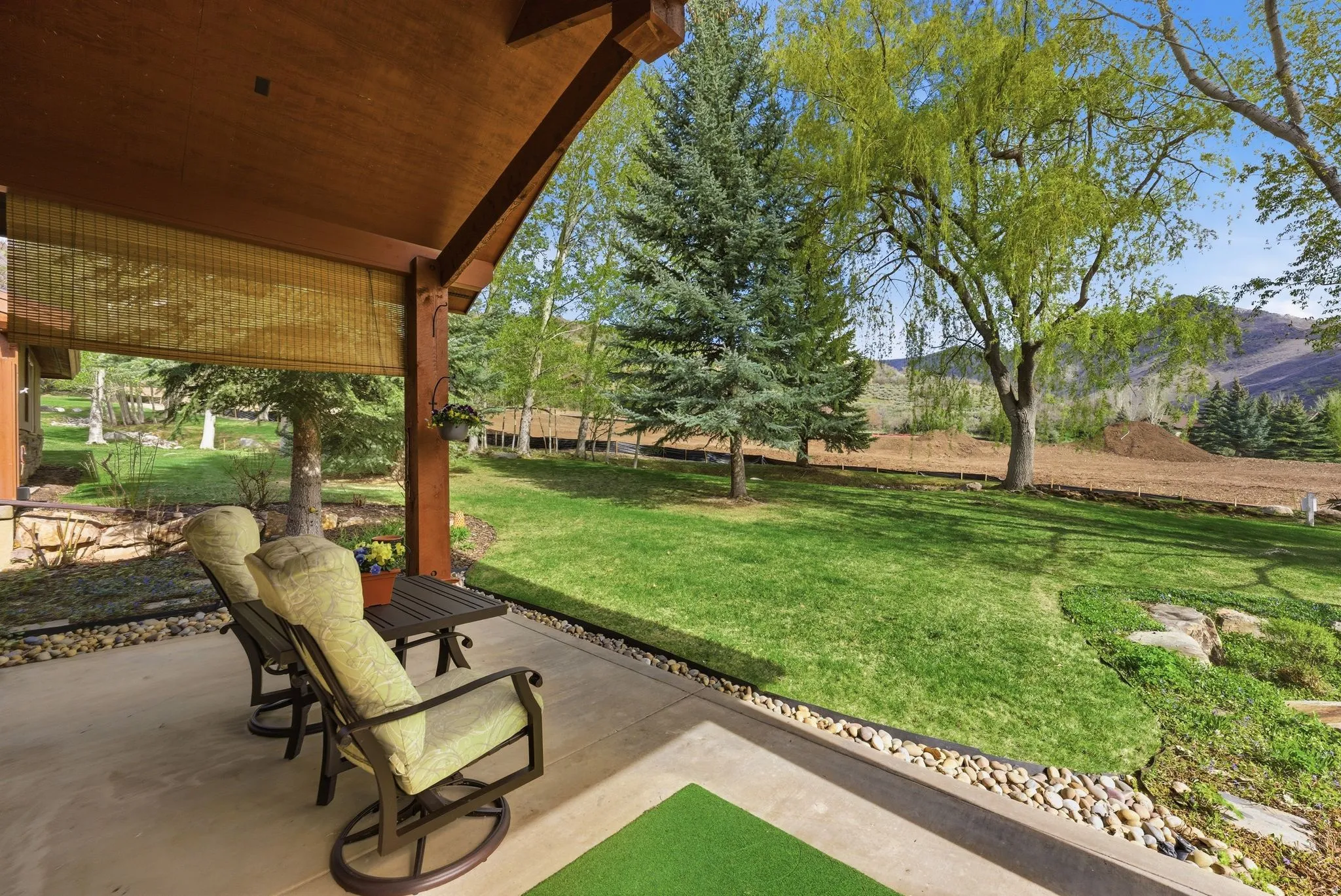 View of patio