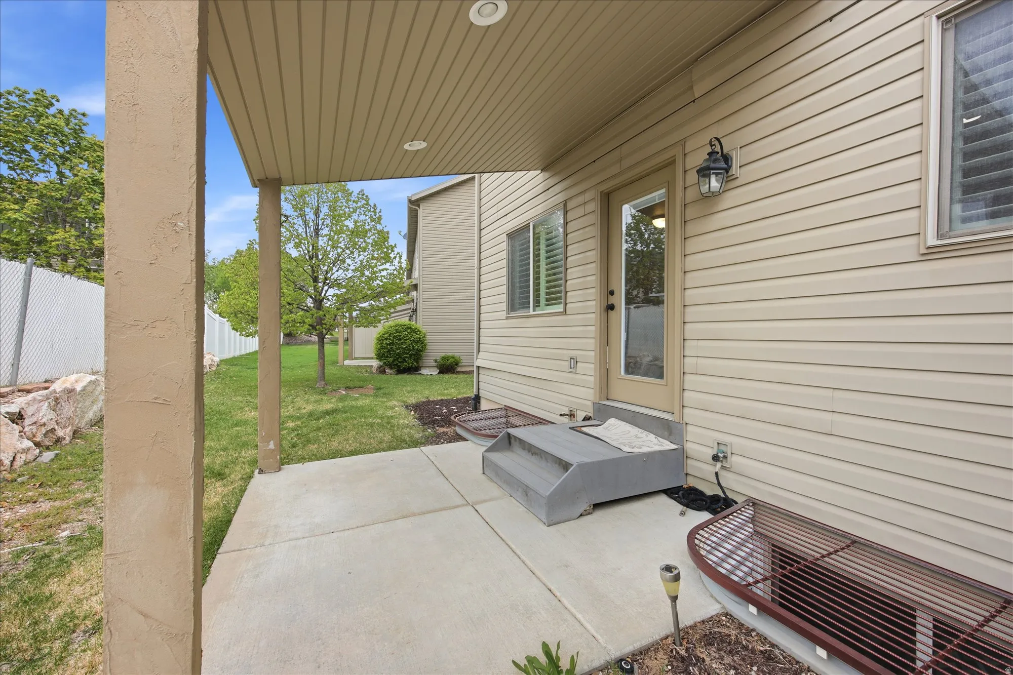 View of patio