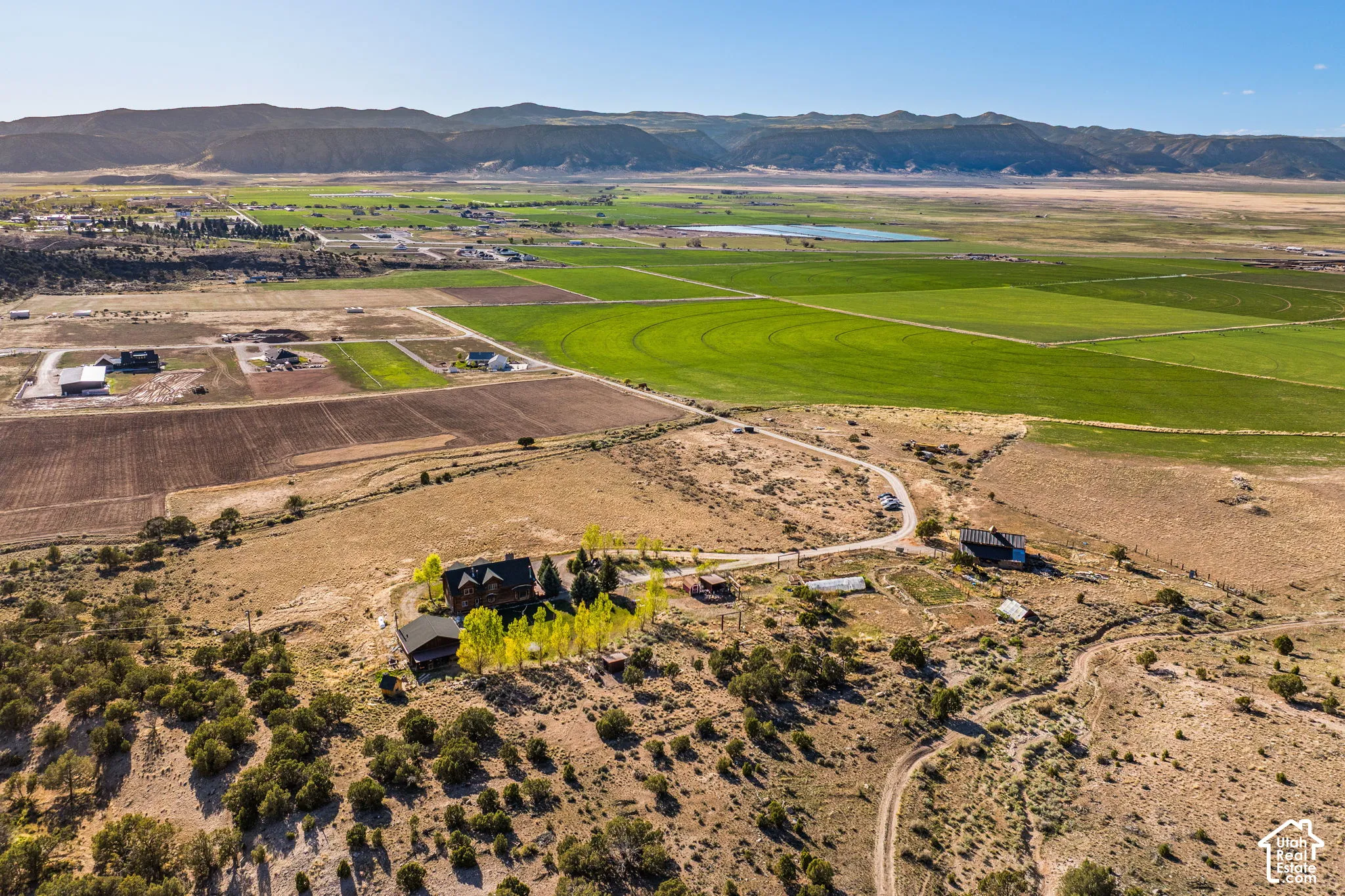 View looking NW