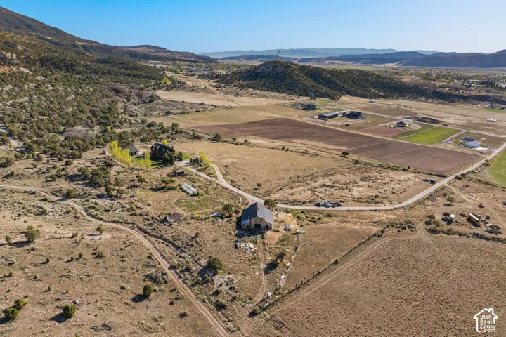 View looking SW towards the beautiful town of Manti