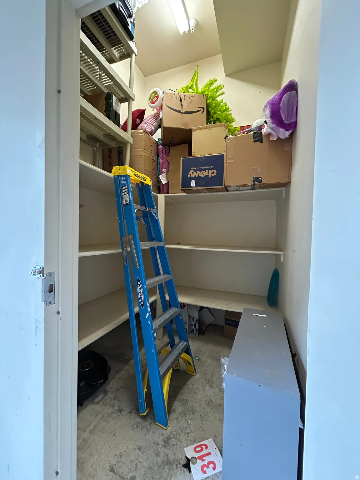 View of storage area