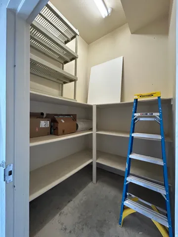 View of storage room