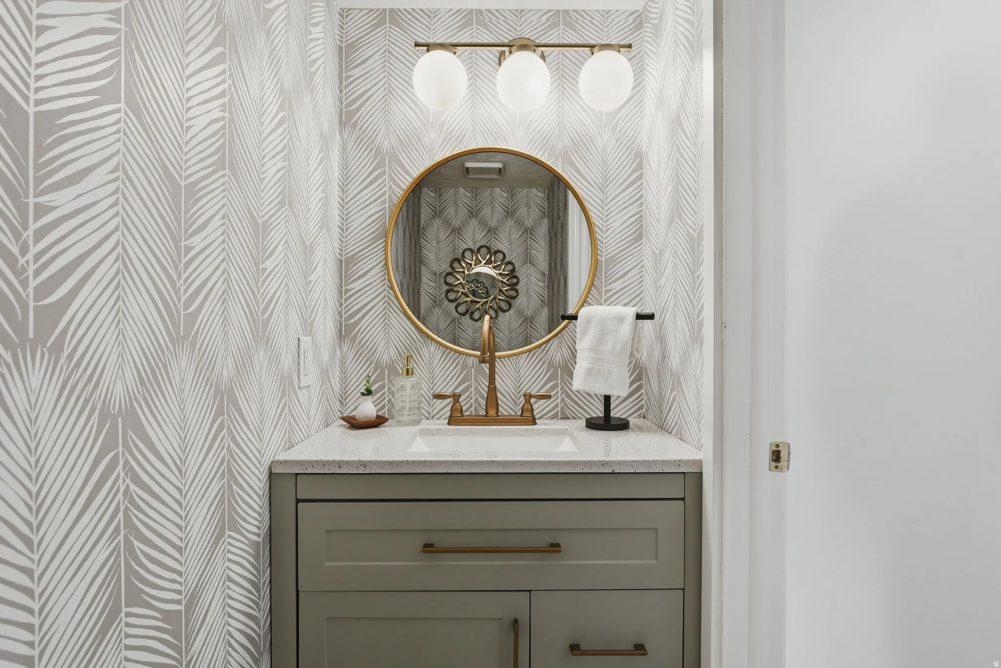 Half bath featuring vanity