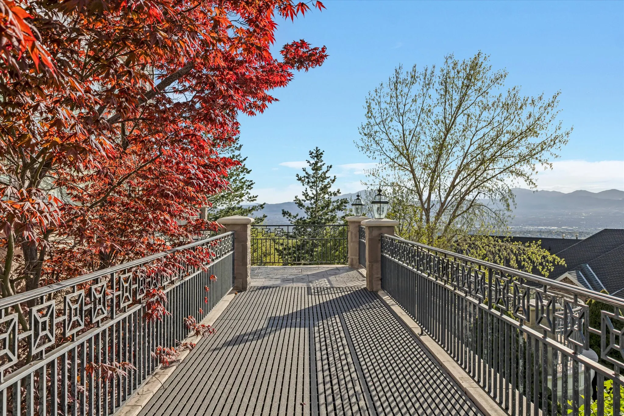 View of community with a mountain view