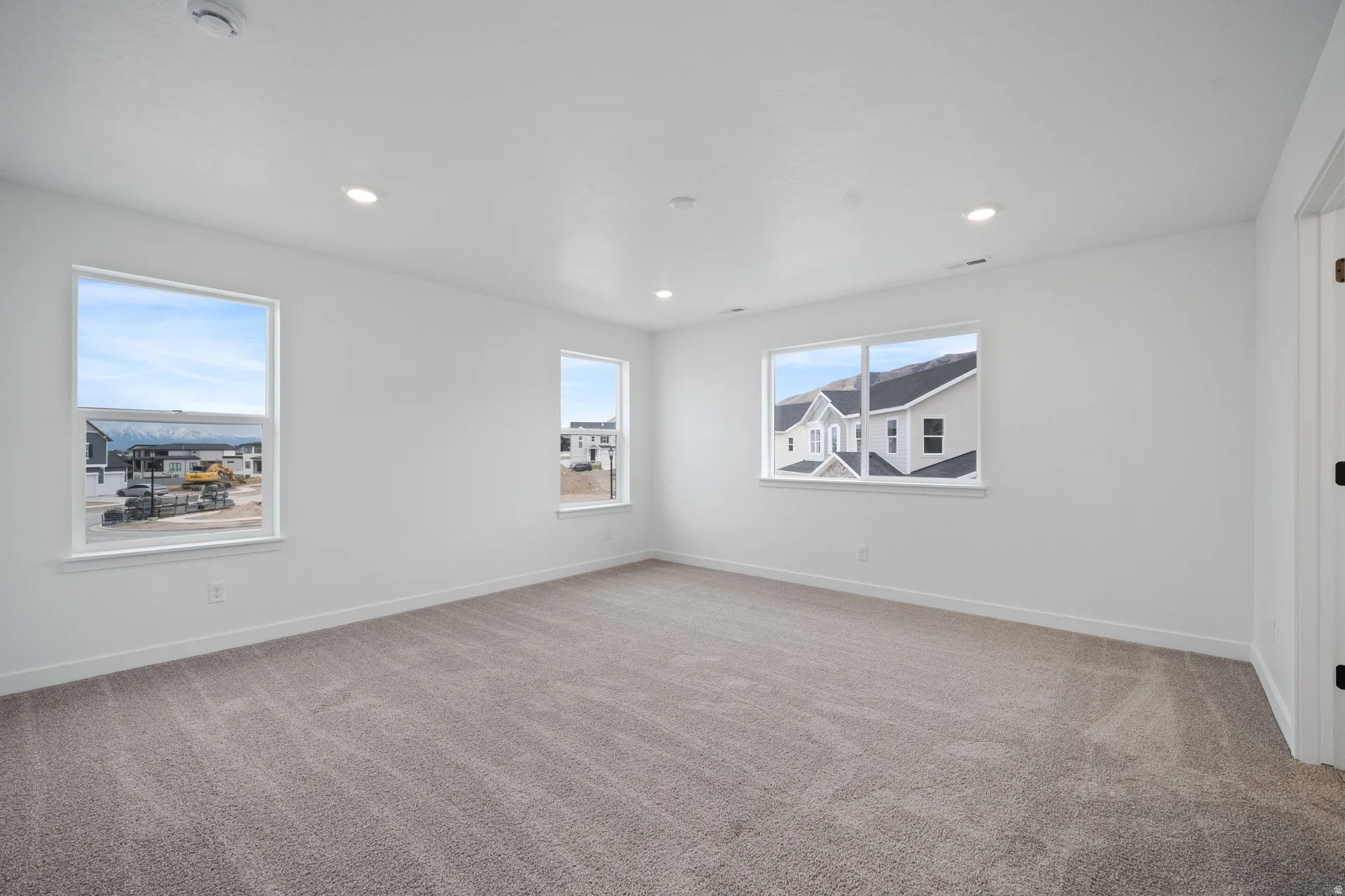 Primary Bedroom, with great mountain & lake views.