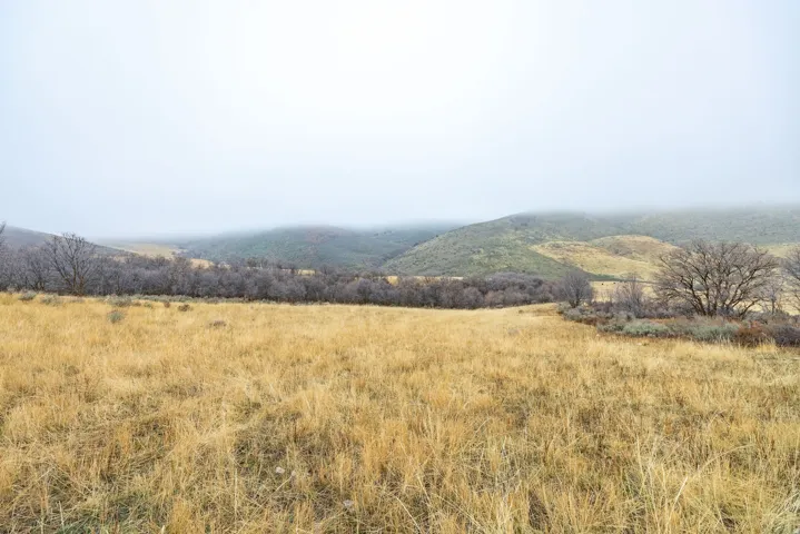 Mountain view with rural landscape