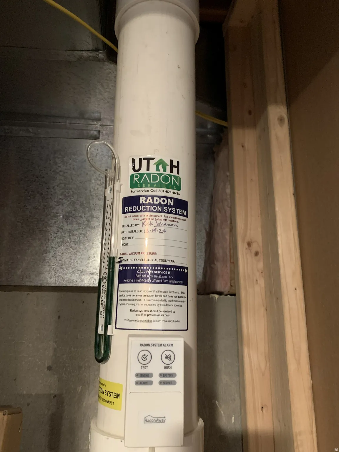 Radon Mitigation System