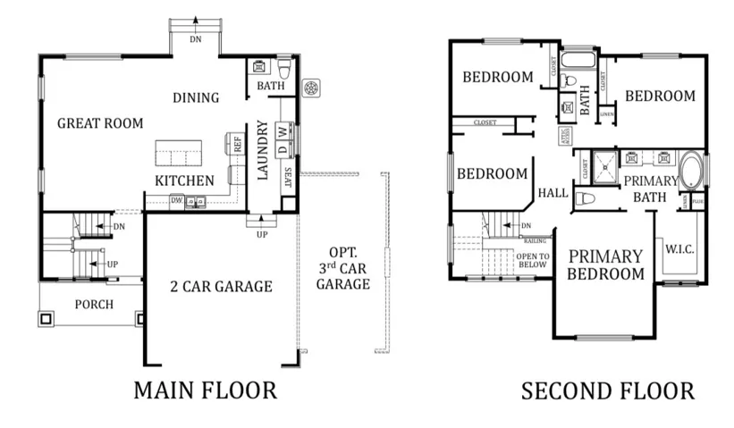 View of home floor plan
