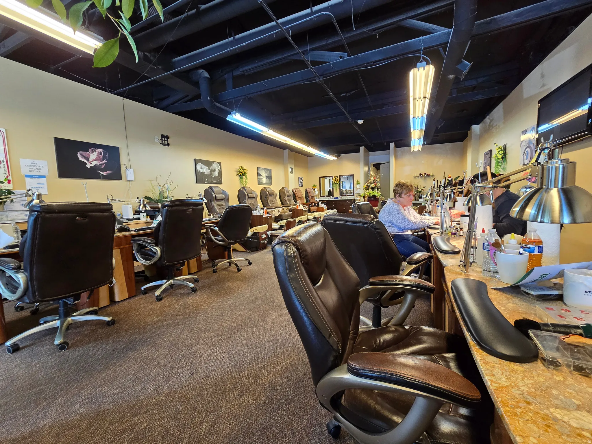 View of office area