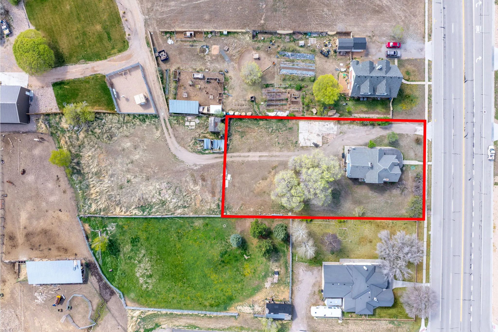 View of property location featuring property boundaries highlighted