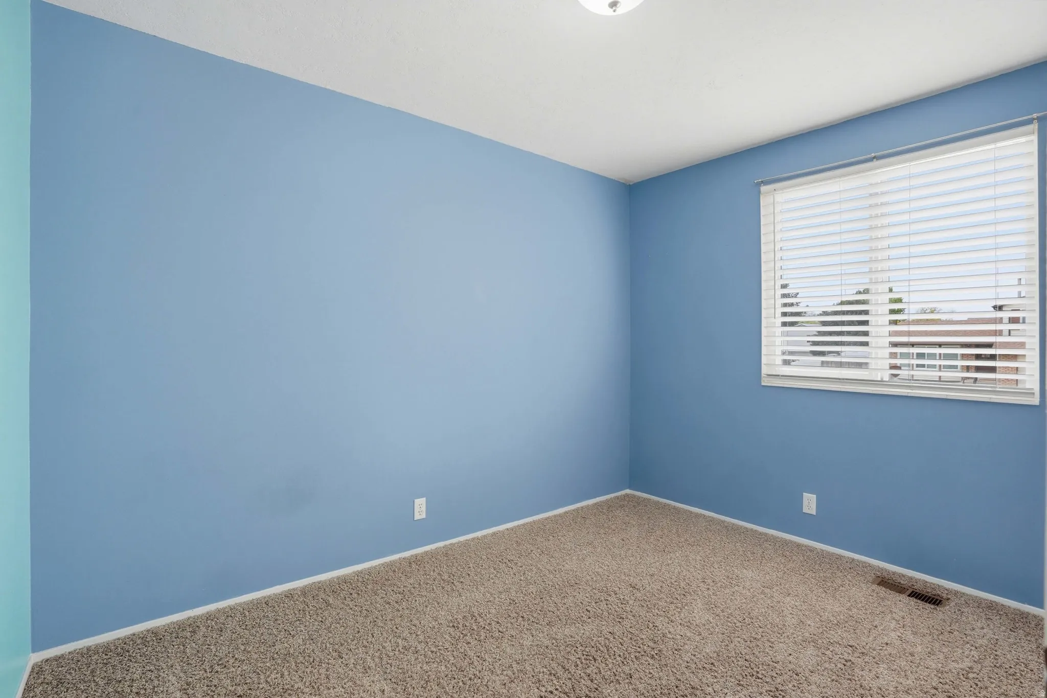 Unfurnished room featuring carpet floors and baseboards