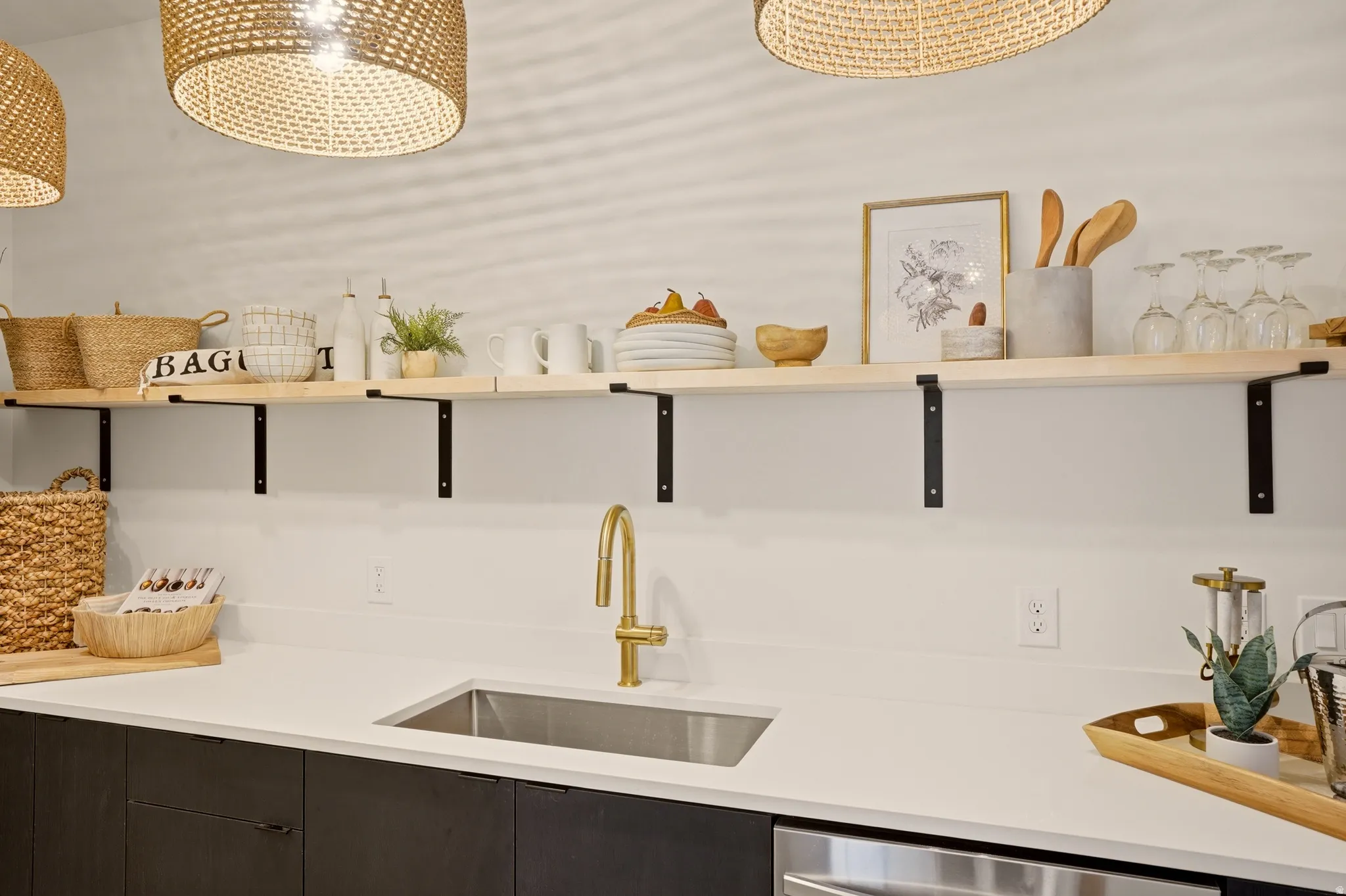 BUTLER'S KITCHEN / PANTRY - OPENS TO OUTDOOR GRILLING AREA