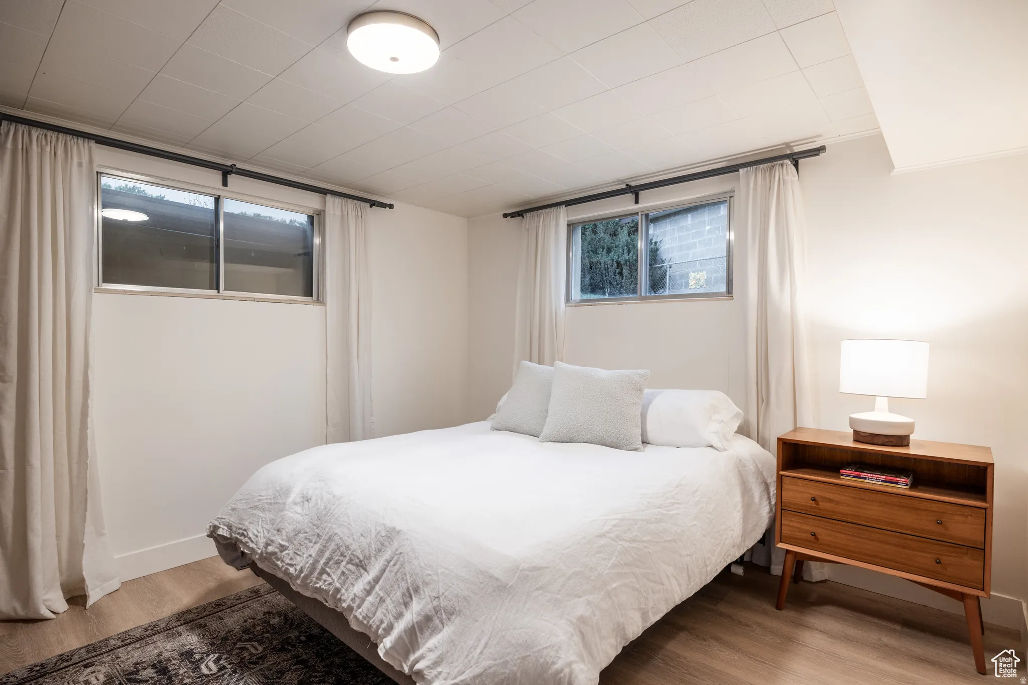 Bedroom featuring light wood-style floors