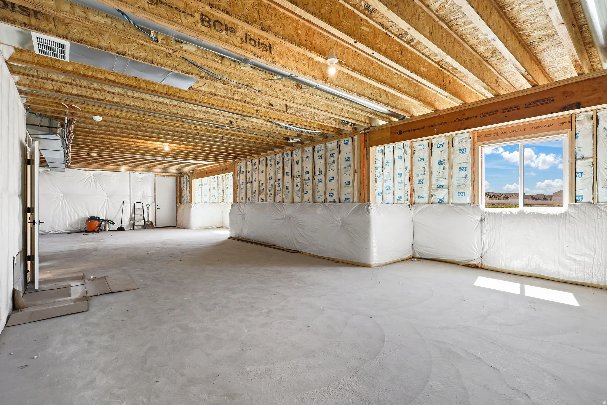 Below grade area with plenty of natural light