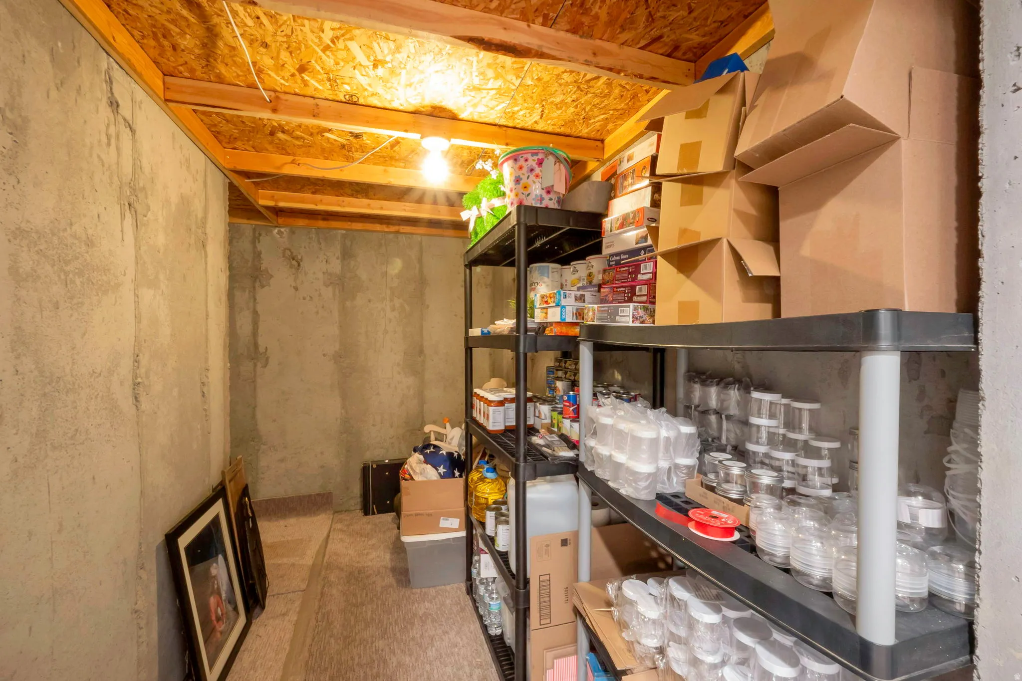 View of storage area