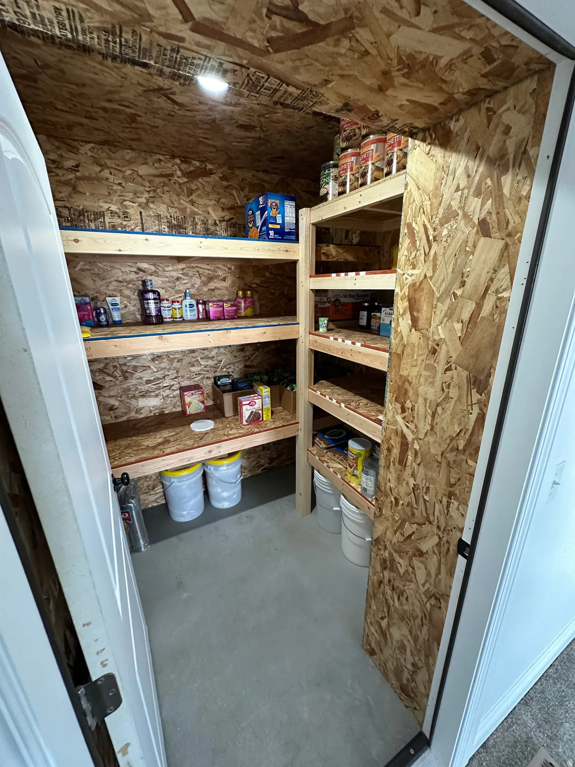 View of storage room