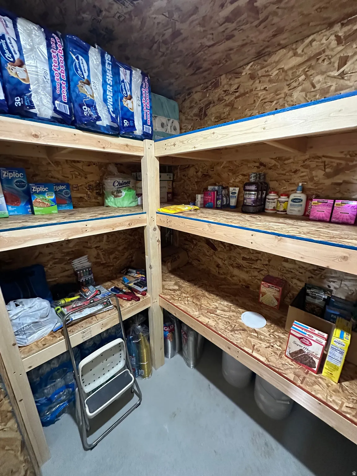 View of storage area