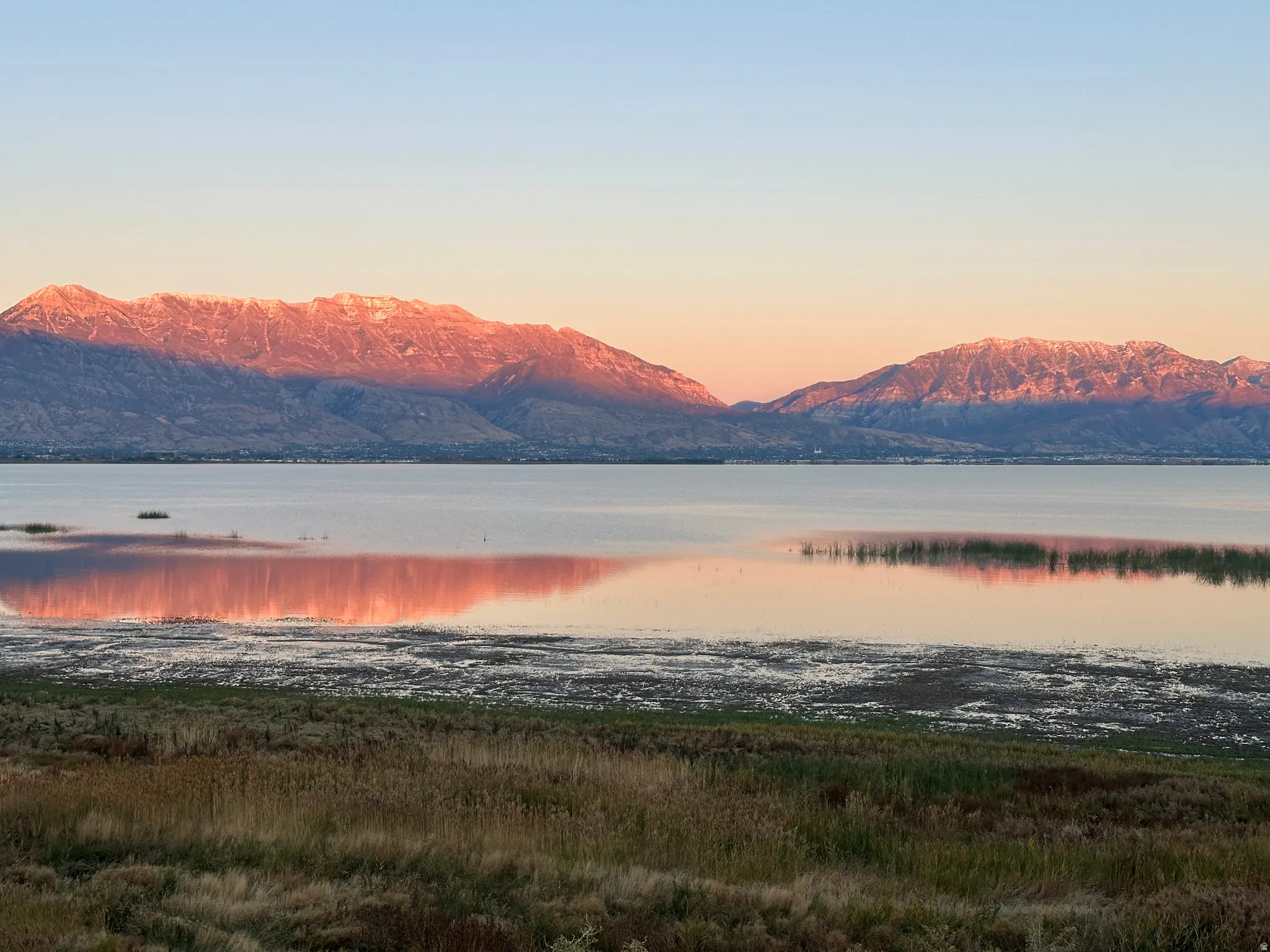 Water view featuring a mountain backdrop