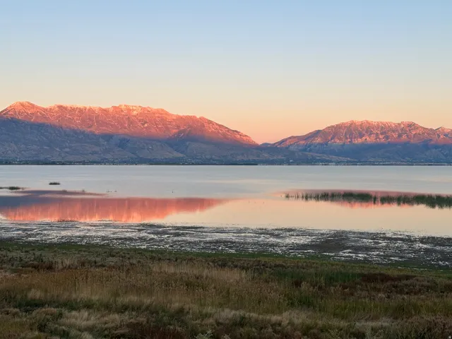 Water view featuring a mountain backdrop