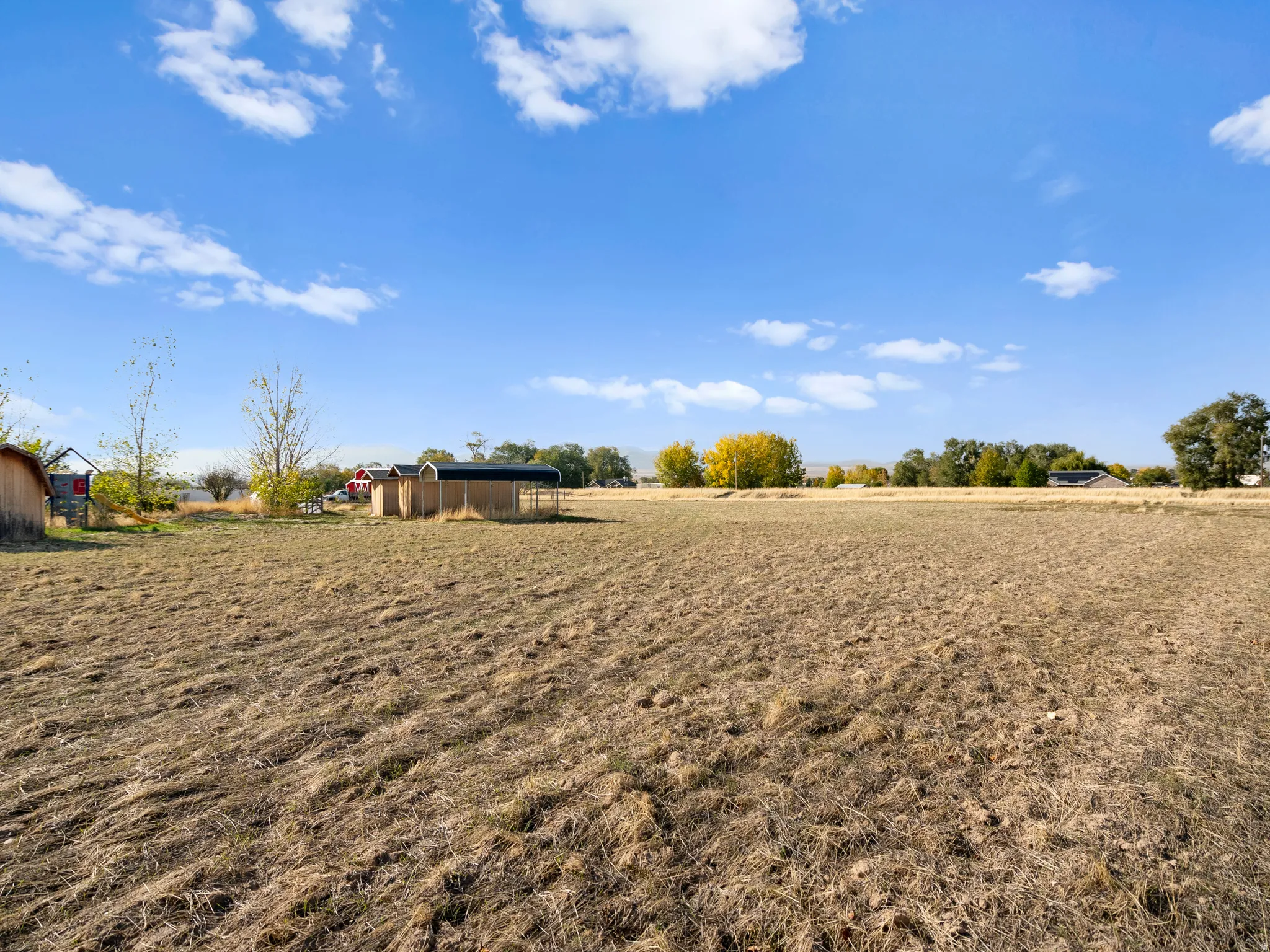 View of yard featuring a view of countryside