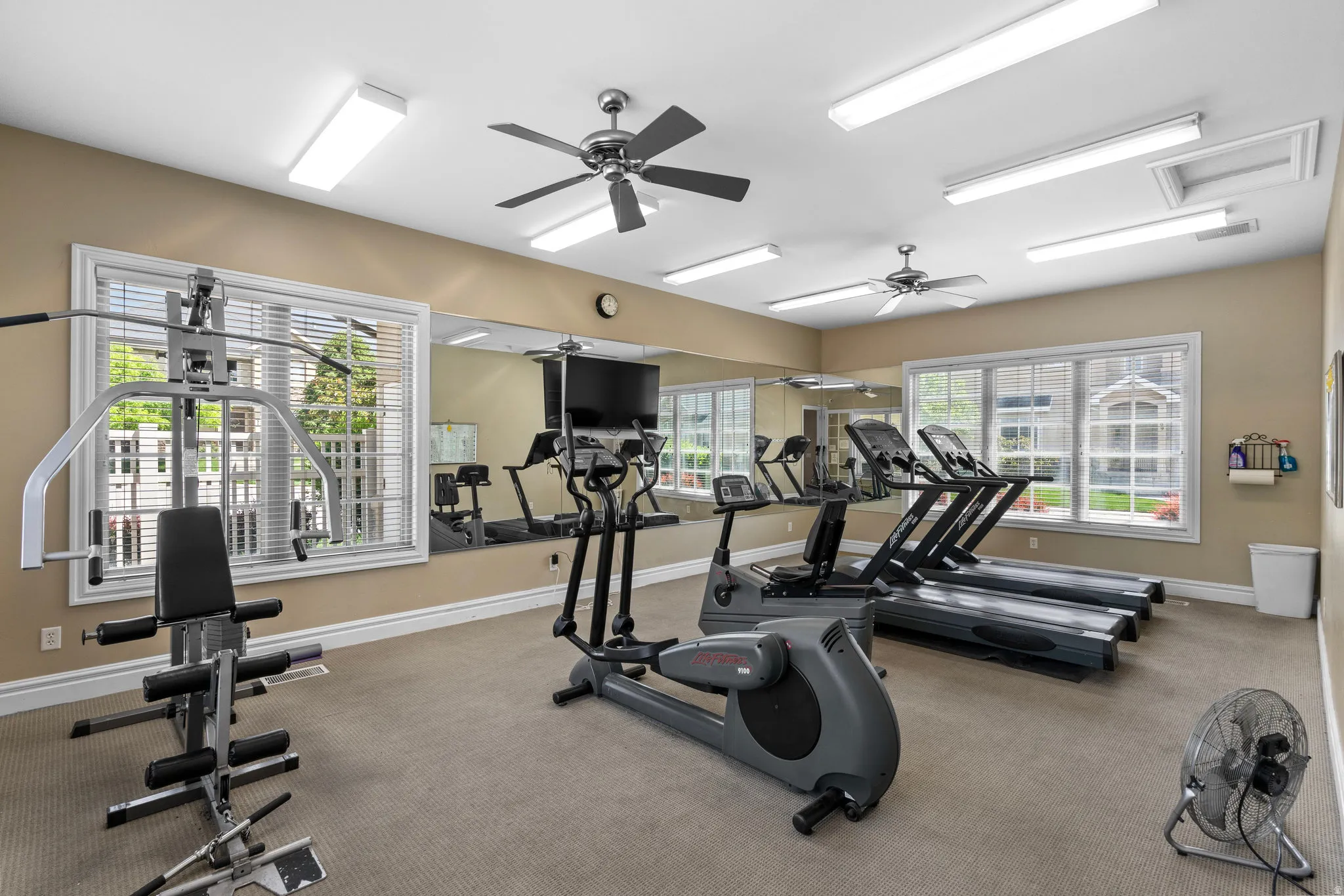 View of exercise room