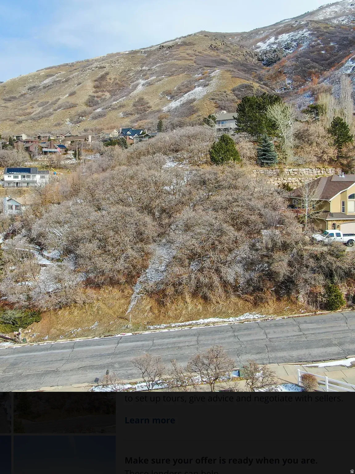View of mountain backdrop
