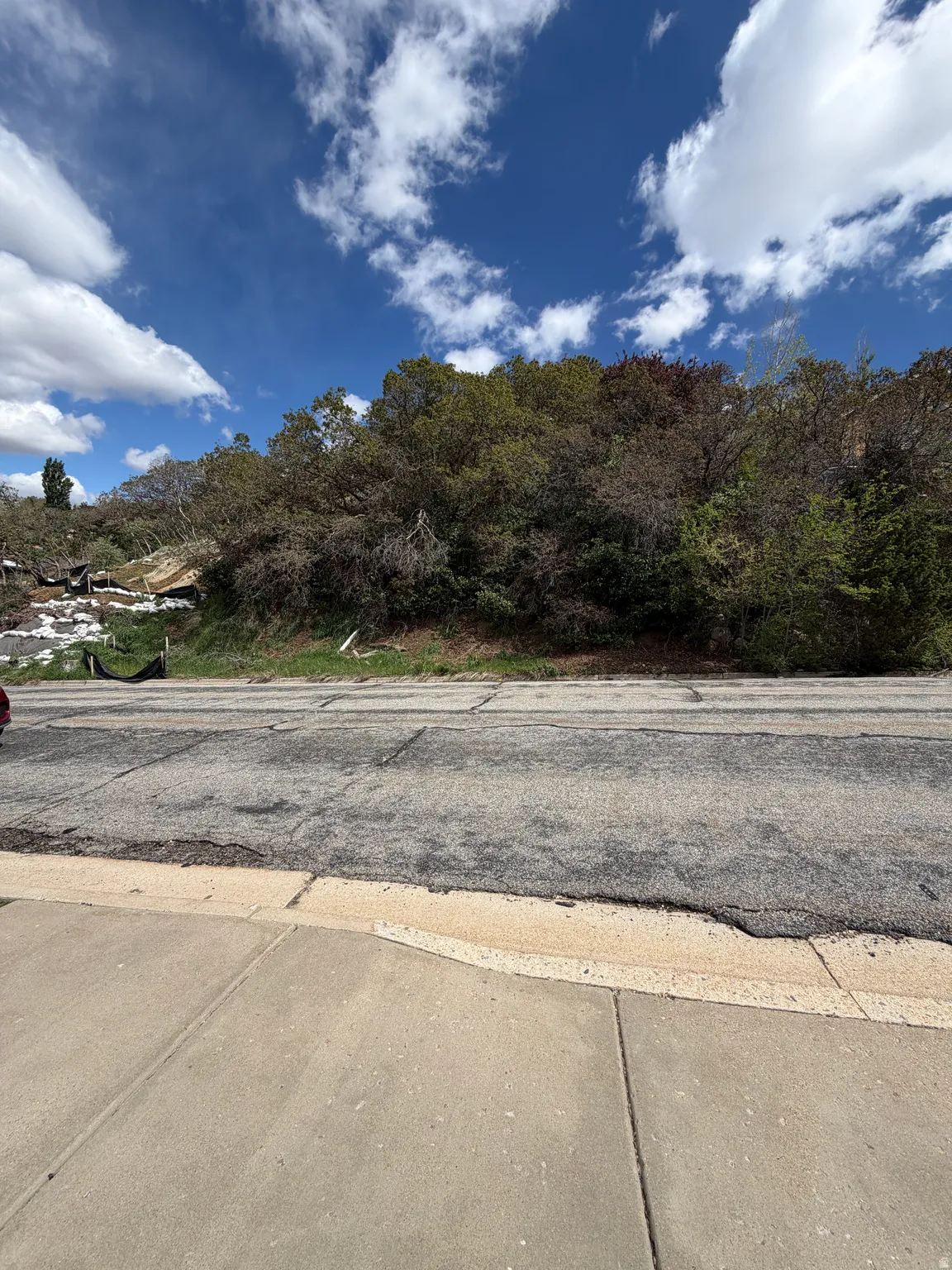 View of asphalt street