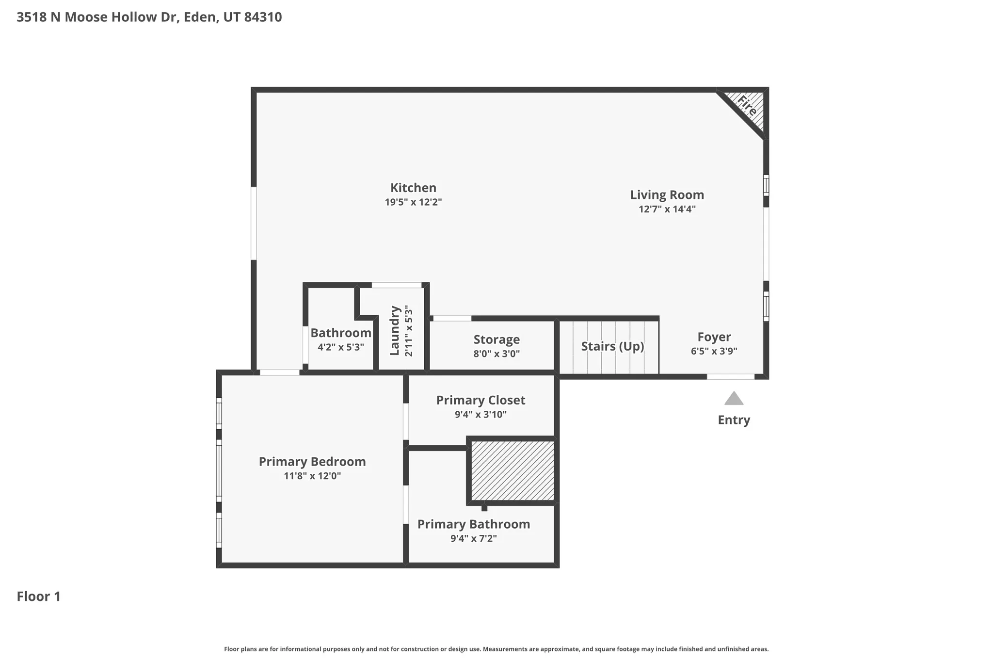 View of room layout