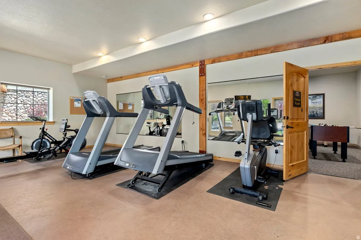 Common area exercise room
