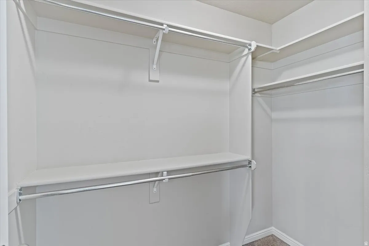 Primary walk in closet