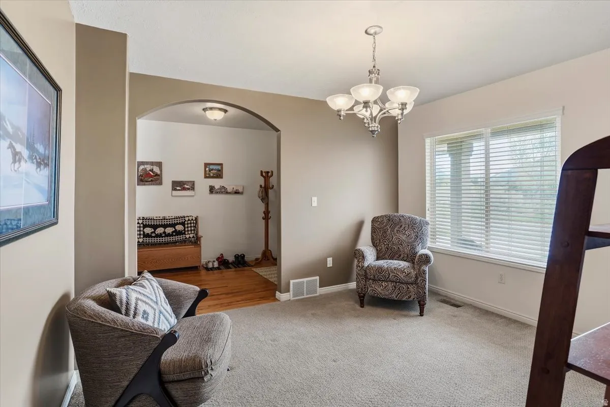 Front entry and front room