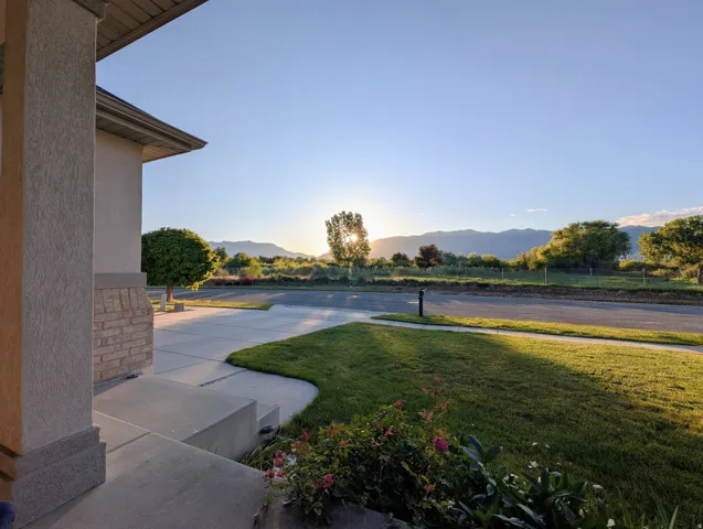Sunrise from the front porch